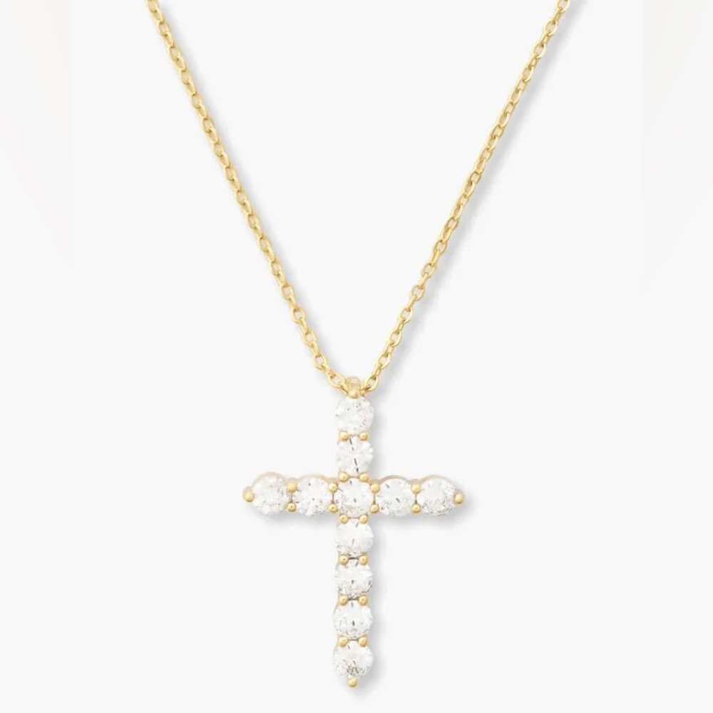"Oh She Fancy" Cross Pendant
Gold|White Diamondettes
Orig price$78.00